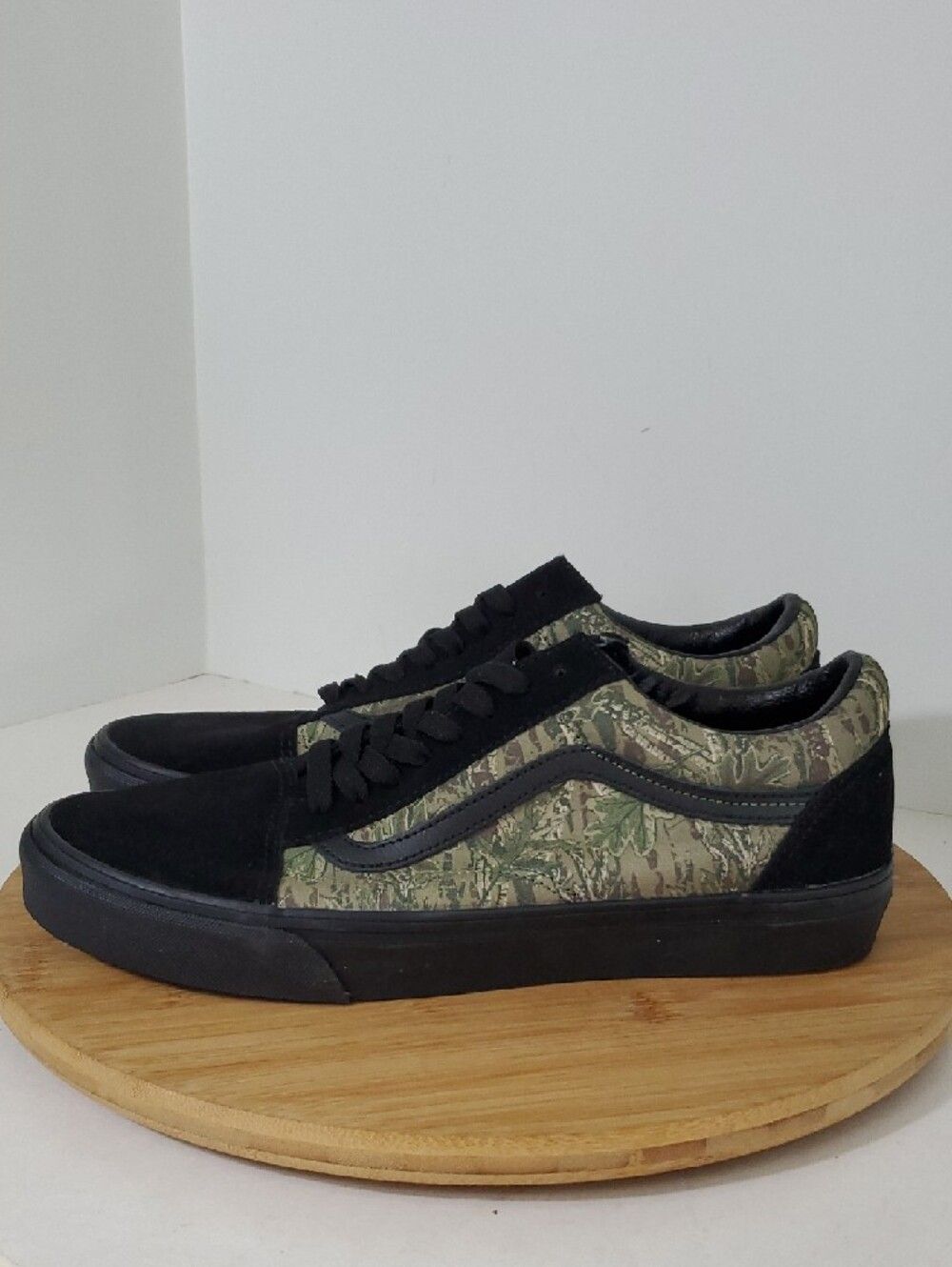 Vans Old Skool Black Camo Sneakers Unisex Men's 9.5/ Women's 11 NIB - Picture 4 of 10
